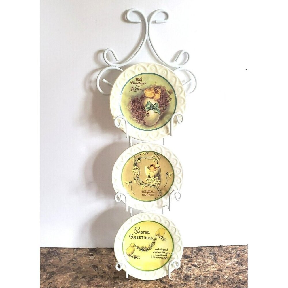 New Vintage Ganz Vintage GANZ Cottontail Collection Easter Plate Set